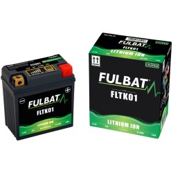 Motorcycle battery Fulbat FLTK01 2Ah 140A LiFePO4 | baterias.com
