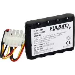 Lawnmower battery Fulbat FL-AL01 18V 2.5Ah Li-Ion | baterias.com