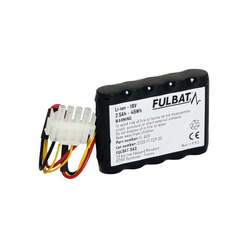 Batterie de tondeuse Fulbat FL-AL01 18V 2.5Ah Li-Ion