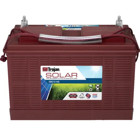 Battery Trojan SSIG 12 145 132Ah 12V Solar Signatura 600 Ciclos 50% Dod TROJAN - 1