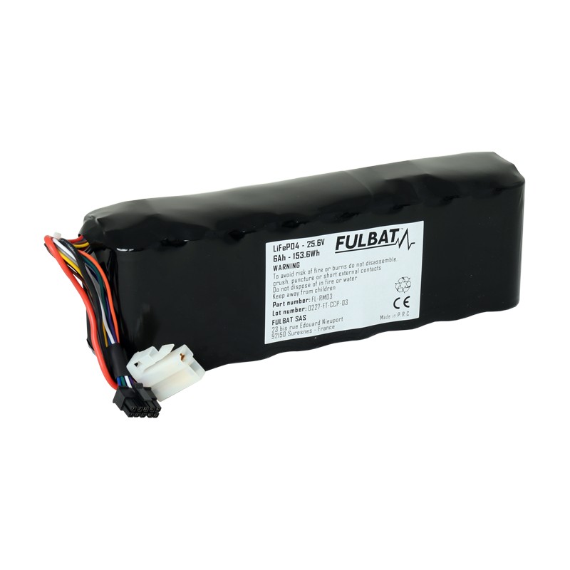 Bateria de corta-relva Fulbat FL-RM03 25.6V 6.6Ah LiFePo4