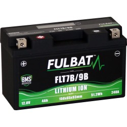 Batteria moto Fulbat FLT7B/9B 4Ah 240A LiFePO4 | baterias.com