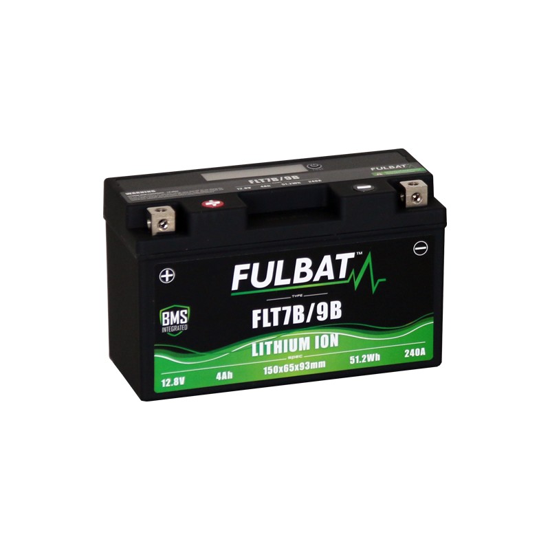Batterie moto Fulbat FLT7B/9B 4Ah 240A LiFePO4 | baterias.com