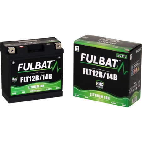 Motorradbatterie Fulbat FLT12B/14B 6Ah 360A LiFePO4
