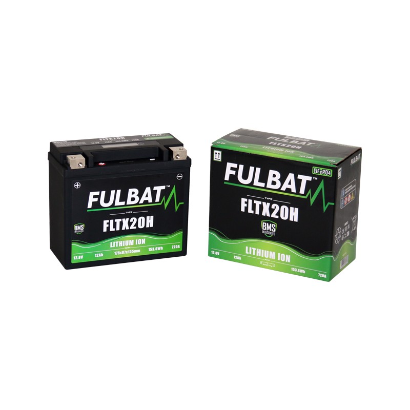 Batteria moto Fulbat FLTX20H 12Ah 720A LiFePO4 | baterias.com