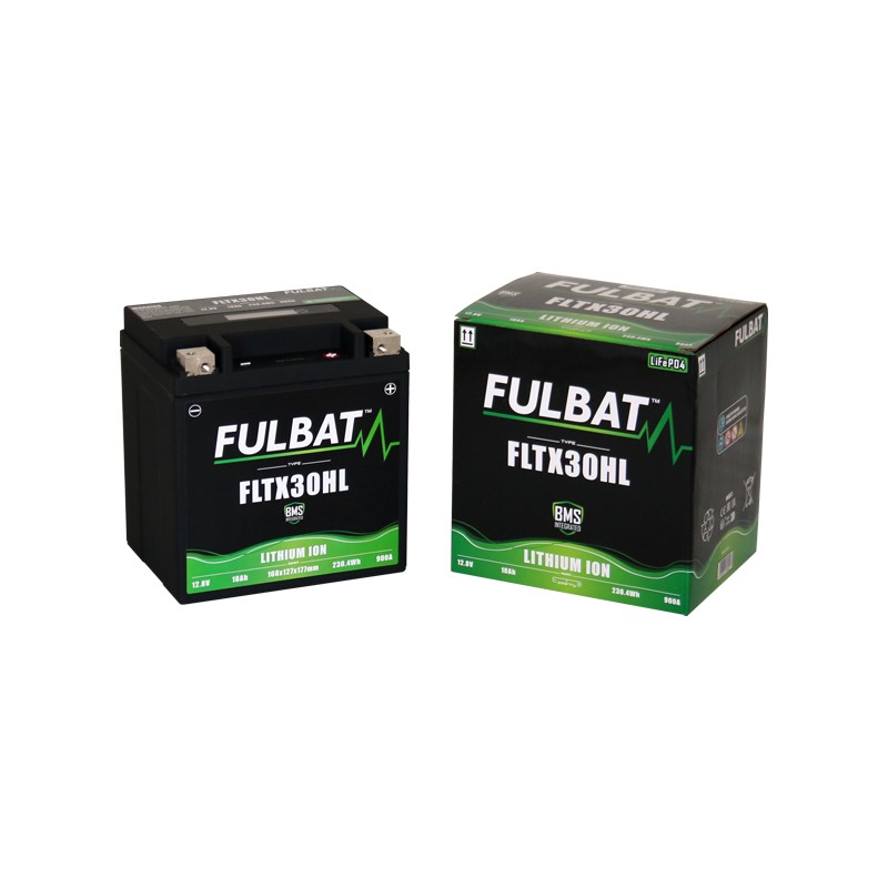 Batteria moto Fulbat FLTX30HL 18Ah 900A LiFePO4 | baterias.com