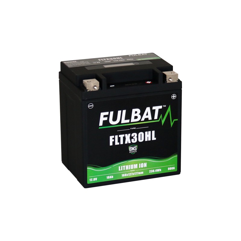 Batteria moto Fulbat FLTX30HL 18Ah 900A LiFePO4 | baterias.com