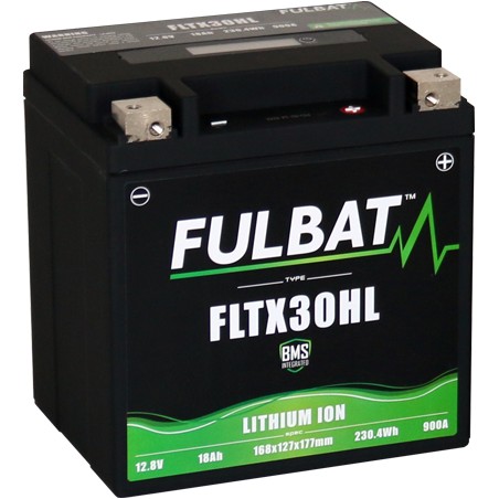 Batteria moto Fulbat FLTX30HL 18Ah 900A LiFePO4 | baterias.com
