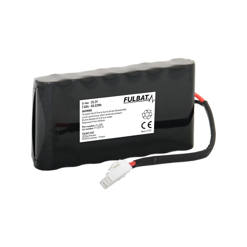 Rasenmäher-Batterie Fulbat FL-ZU01 25.9V 2.6Ah Li-Ion
