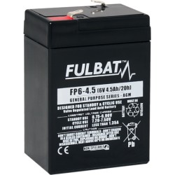 Stationärbatterie USV Fulbat FP6-4.5 6V 4.5Ah AGM | baterias.com