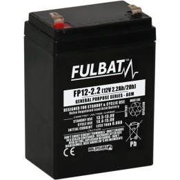 Stationary UPS battery Fulbat FP12-2.2 12V 2.2Ah AGM