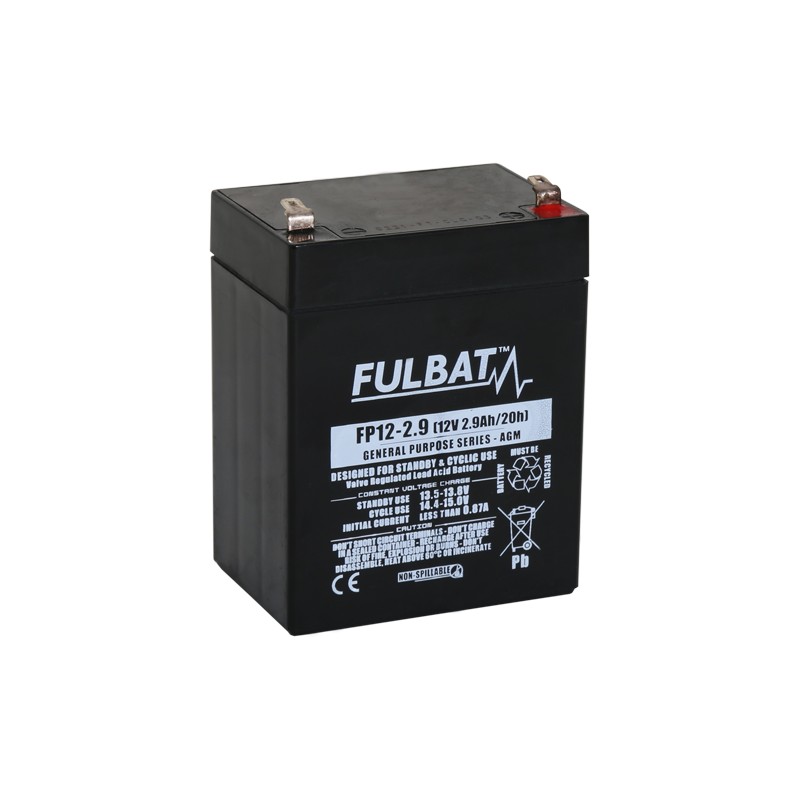 Batteria stazionaria UPS Fulbat FP12-2.9 12V 2.9Ah AGM