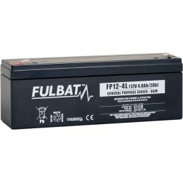 Batería estacionaria SAI/UPS Fulbat FP12-4L 12V 4Ah AGM