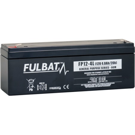 Bateria estacionária UPS Fulbat FP12-4L 12V 4Ah AGM