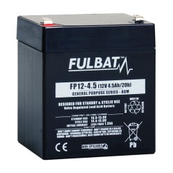 Batteria stazionaria UPS Fulbat FP12-4.5 12V 4.5Ah AGM