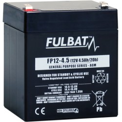 Batteria stazionaria UPS Fulbat FP12-4.5 12V 4.5Ah AGM