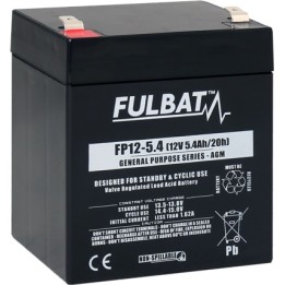 Batería estacionaria SAI/UPS Fulbat FP12-5.4 12V 5.4Ah AGM