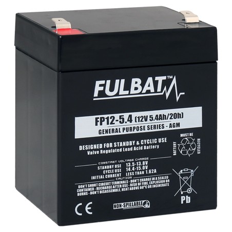 Batteria stazionaria UPS Fulbat FP12-5.4 12V 5.4Ah AGM