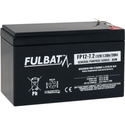 Batería de cortacésped Fulbat FP12-7-2 12V 7.2Ah AGM