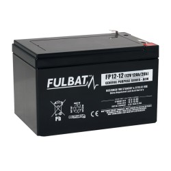 Batteria per rasaerba Fulbat FP12-12 12V 12Ah AGM | baterias.com