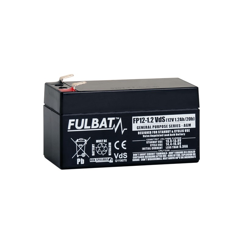 Batería de cortacésped Fulbat FP12-12 12V 12Ah AGM – imagen 2
