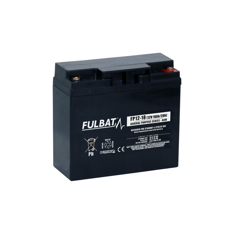 Stationärbatterie USV Fulbat FP12-18 12V 18Ah AGM | baterias.com