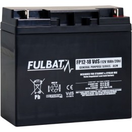 Stationärbatterie USV Fulbat FP12-18 12V 18Ah AGM | baterias.com
