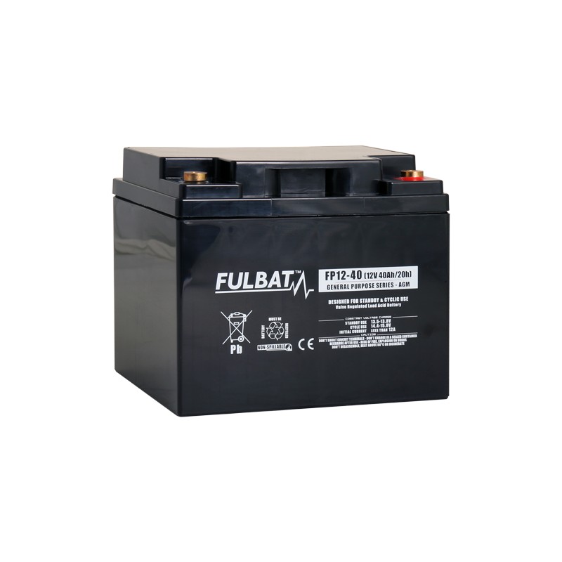 Batterie stationnaire onduleur Fulbat FP12-40 12V 40Ah AGM