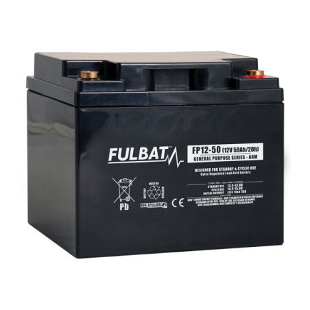 Stationärbatterie USV Fulbat FP12-50 12V 50Ah AGM | baterias.com