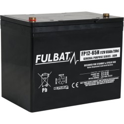 Batería estacionaria SAI/UPS Fulbat FP12-65H 12V 65Ah AGM