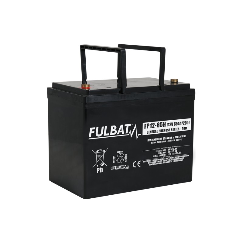Stationary UPS battery Fulbat FP12-65H 12V 65Ah AGM – image 2