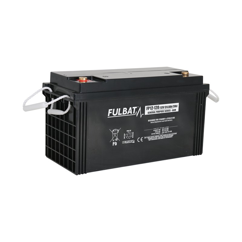 Batterie stationnaire onduleur Fulbat FP12-120 12V 124.8Ah AGM