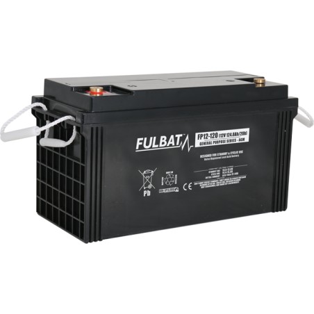 Batterie stationnaire onduleur Fulbat FP12-120 12V 124.8Ah AGM
