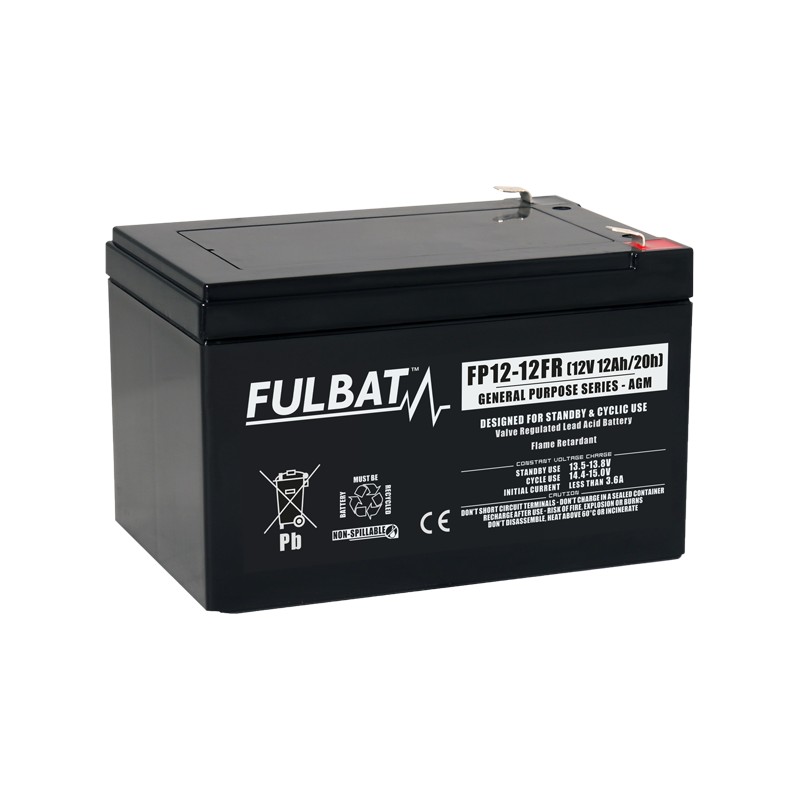 Batteria stazionaria UPS Fulbat FP12-1.2FR 12V 1.2Ah AGM