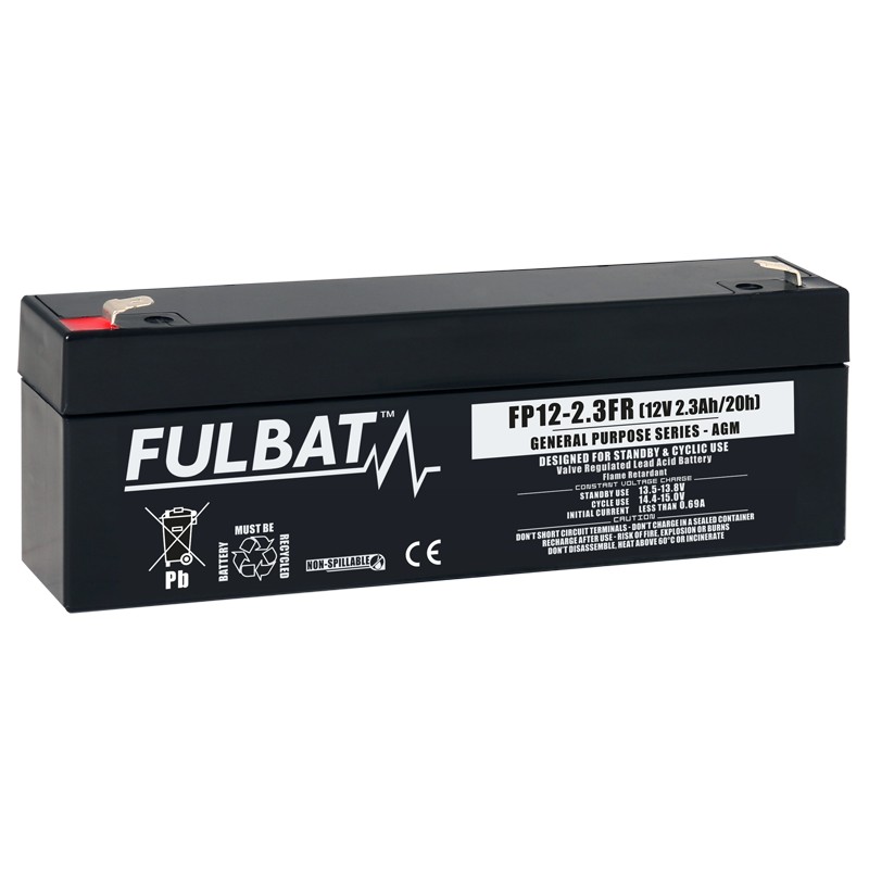Batterie stationnaire onduleur Fulbat FP12-2.3FR 12V 2.3Ah AGM