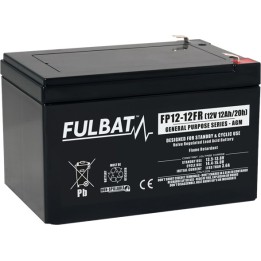 Batteria stazionaria UPS Fulbat FP12-12FR 12V 12Ah AGM