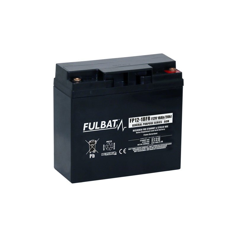 Bateria estacionária UPS Fulbat FP12-18FR 12V 18Ah AGM