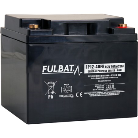 Batería estacionaria SAI/UPS Fulbat FP12-40FR 12V 40Ah AGM