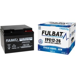 Batteria per scooter di mobilità Fulbat FPC12-26 12V 26Ah AGM