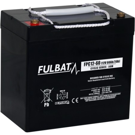 Batterie für Mobilitätsscooter Fulbat FPC12-60 13V 60Ah AGM