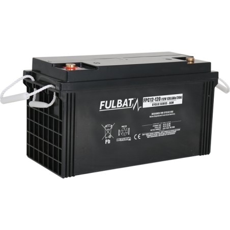 Mobility scooter battery Fulbat FPC12-120 12V 128.6Ah AGM