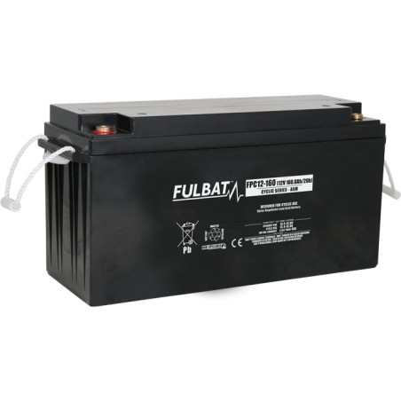 Batteria per scooter di mobilità Fulbat FPC12-160 12V 160.8Ah AGM