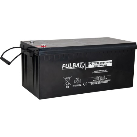 Batteria per scooter di mobilità Fulbat FPC12-200 12V 214.4Ah AGM