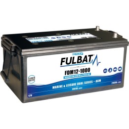 Marine battery Fulbat FDM12-1000 12V 240Ah 1000A AGM CARBON