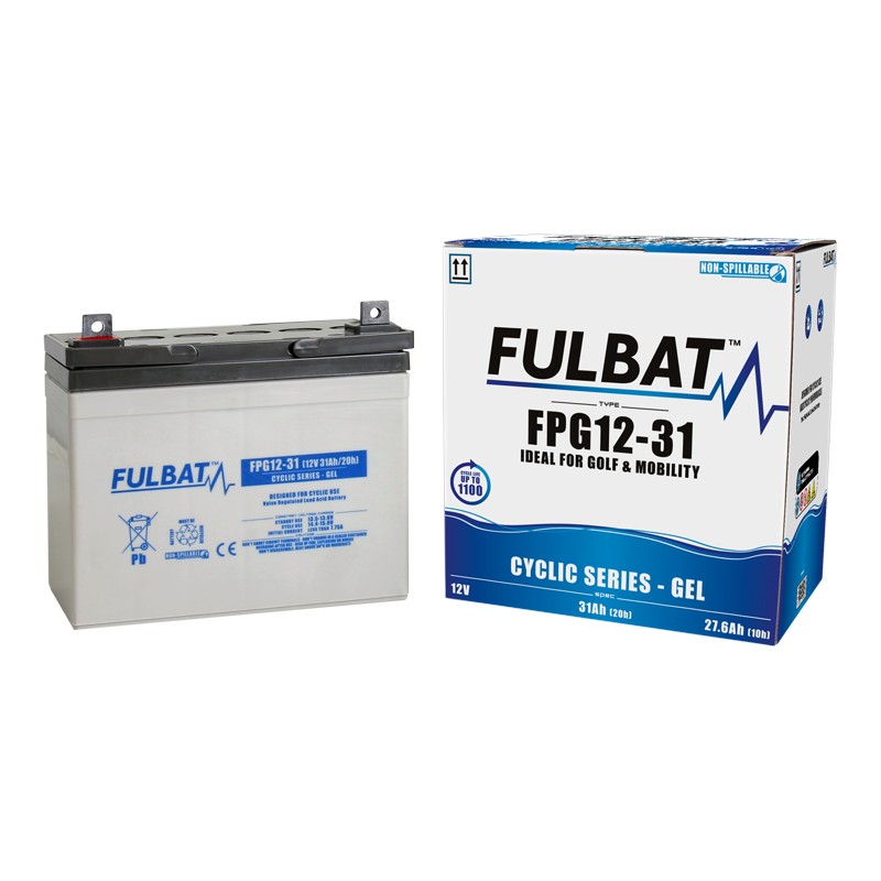 Mobility scooter battery Fulbat FPG12-31 12V 31Ah GEL