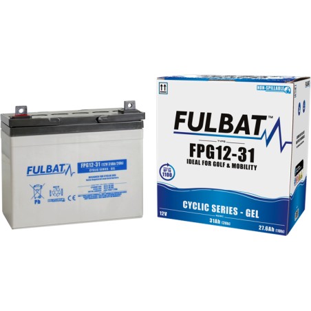 Batterie für Mobilitätsscooter Fulbat FPG12-31 12V 31Ah GEL