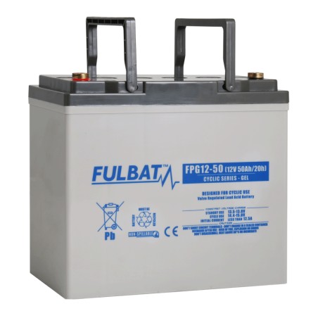 Bateria de scooter de mobilidade Fulbat FPG12-50 12V 50Ah GEL