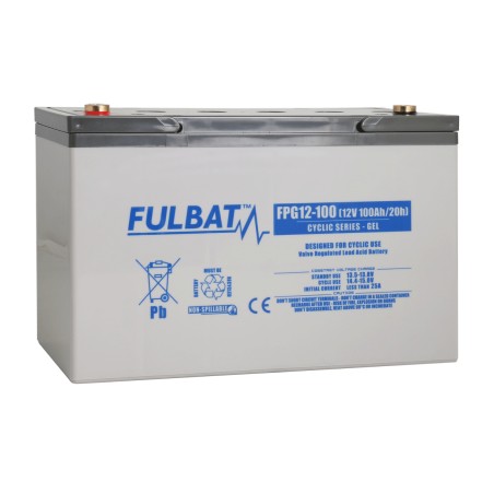 Mobility scooter battery Fulbat FPG12-100 12V 100Ah GEL