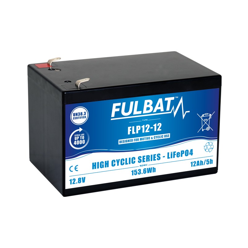 Batteria per scooter di mobilità Fulbat FLP12-12 12.8V 12Ah LiFePO4