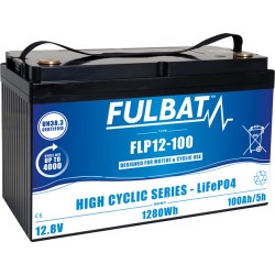 Mobility scooter battery Fulbat FLP12-100 12.8V 100Ah LiFePO4